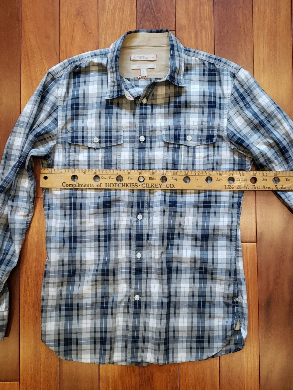 Banana Republic Heritage Collection Men's Small Plaid Button Down